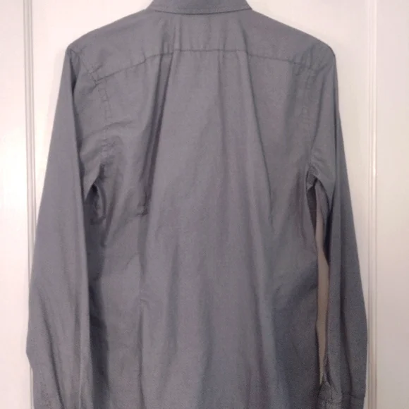 Express Men's Extra Slim Fit Button Up Shirt - Picture 9 of 13